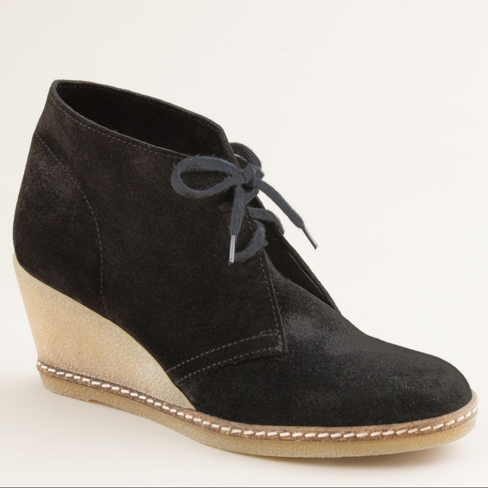 J. Crew Macalister Suede Wedge Bootie